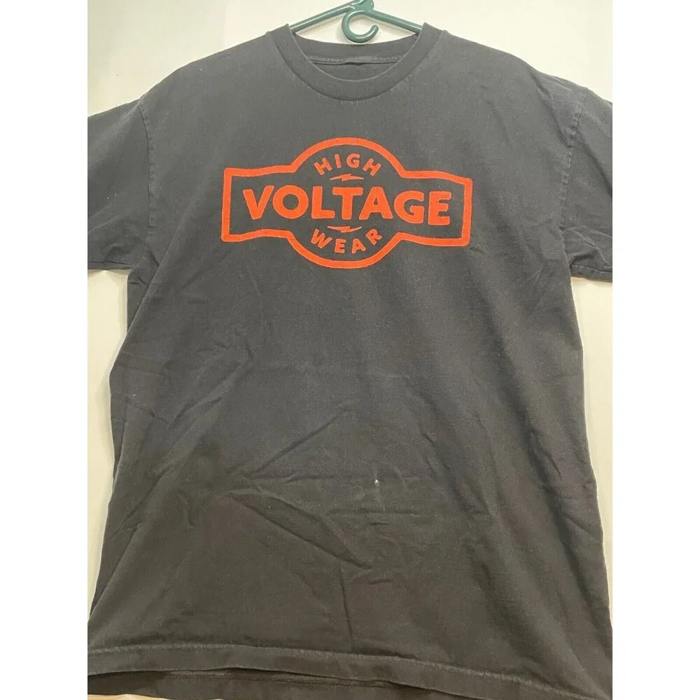High Voltage Wear shirt mens XL short sleeve Union Made USA set of 2 Bayside - Picture 13 of 16